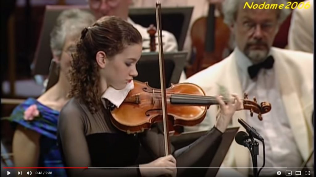 Hilary Hahn Bach Violin Sonata no.1 presto (4/4)