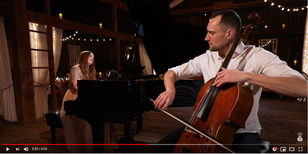 Ave Maria (Schubert) – Cello & Piano by Brooklyn Duo